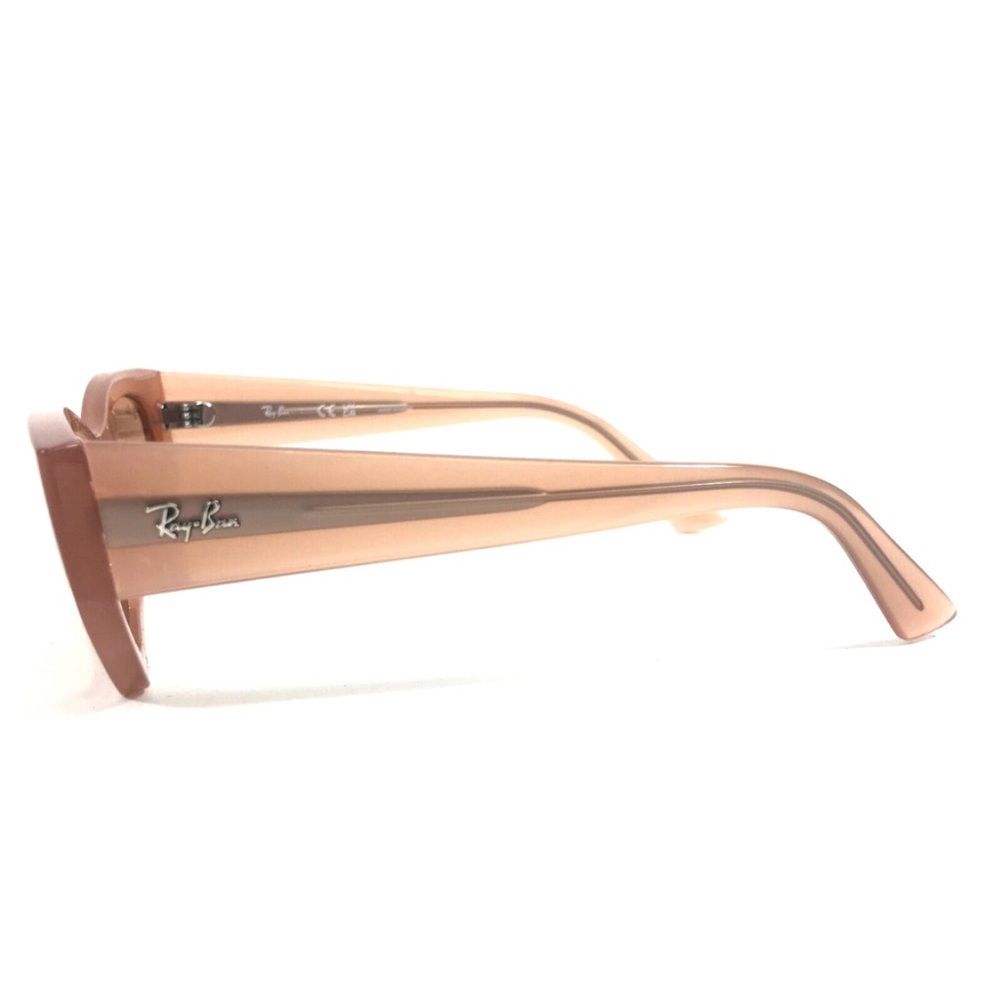 Ray-Ban Sunglasses RB4430 ZENA 6778/7 Cannella Cloudy Shiny Frames Orange Lenses - Picture 3 of 16